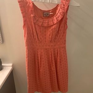 Juicy ruffle eyelet dress